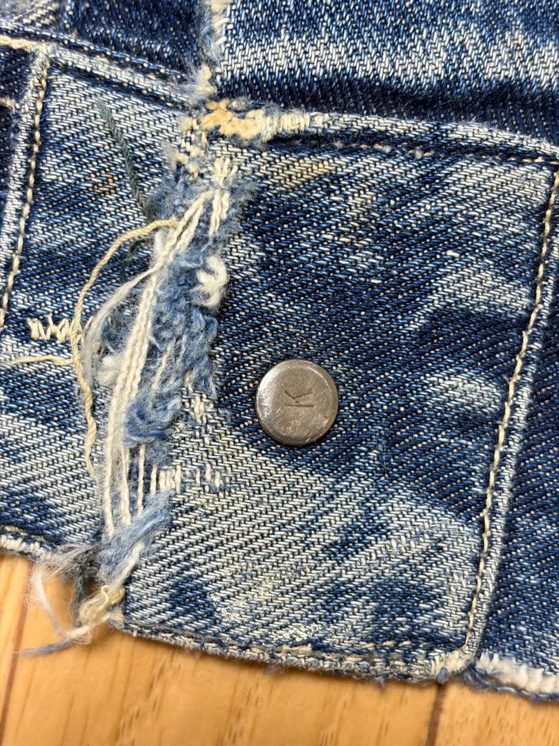 60s Lee 101-J 三角タグ ヴィンテージ 古着 ジャンク