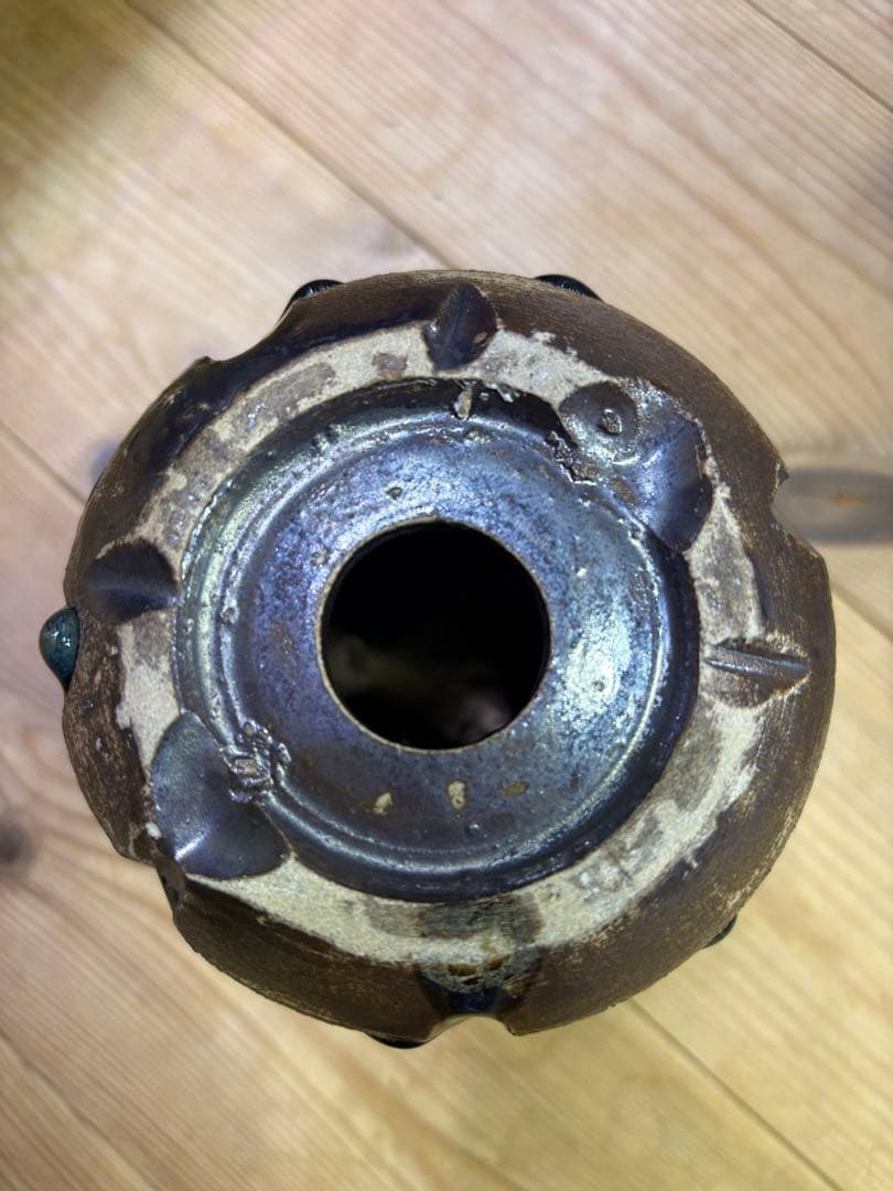 植物鉢　飴釉　NOPPO / 姫野翔太