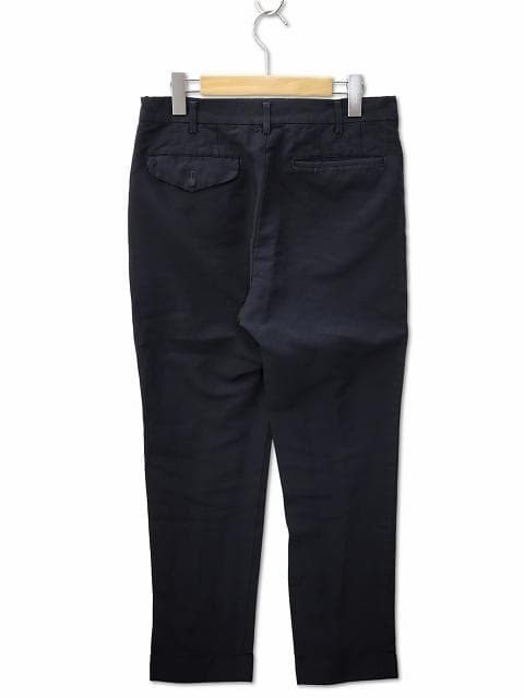 コムデギャルソンオムドゥ ポリ縮絨 テーパード トラウザー パンツ スラックス