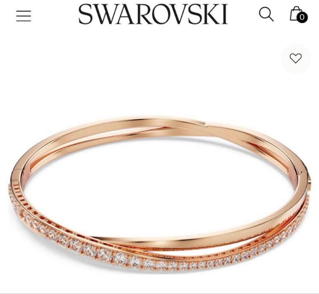 スワロフスキー hyperbola バングル 5620552 ブレスレット