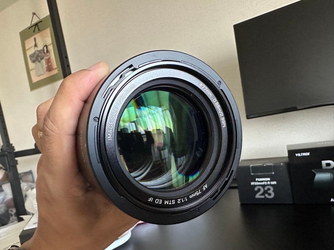 VILTROX AF 75mm F1.2 レンズ Xマウント