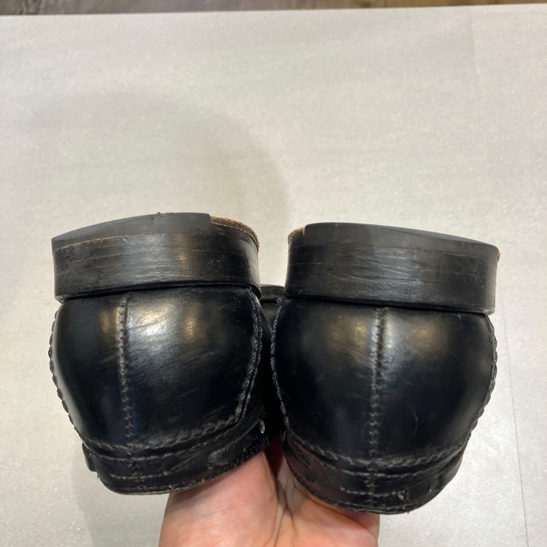 ALDEN×BEAMS PLUS カーフタッセルローファー　ブラック