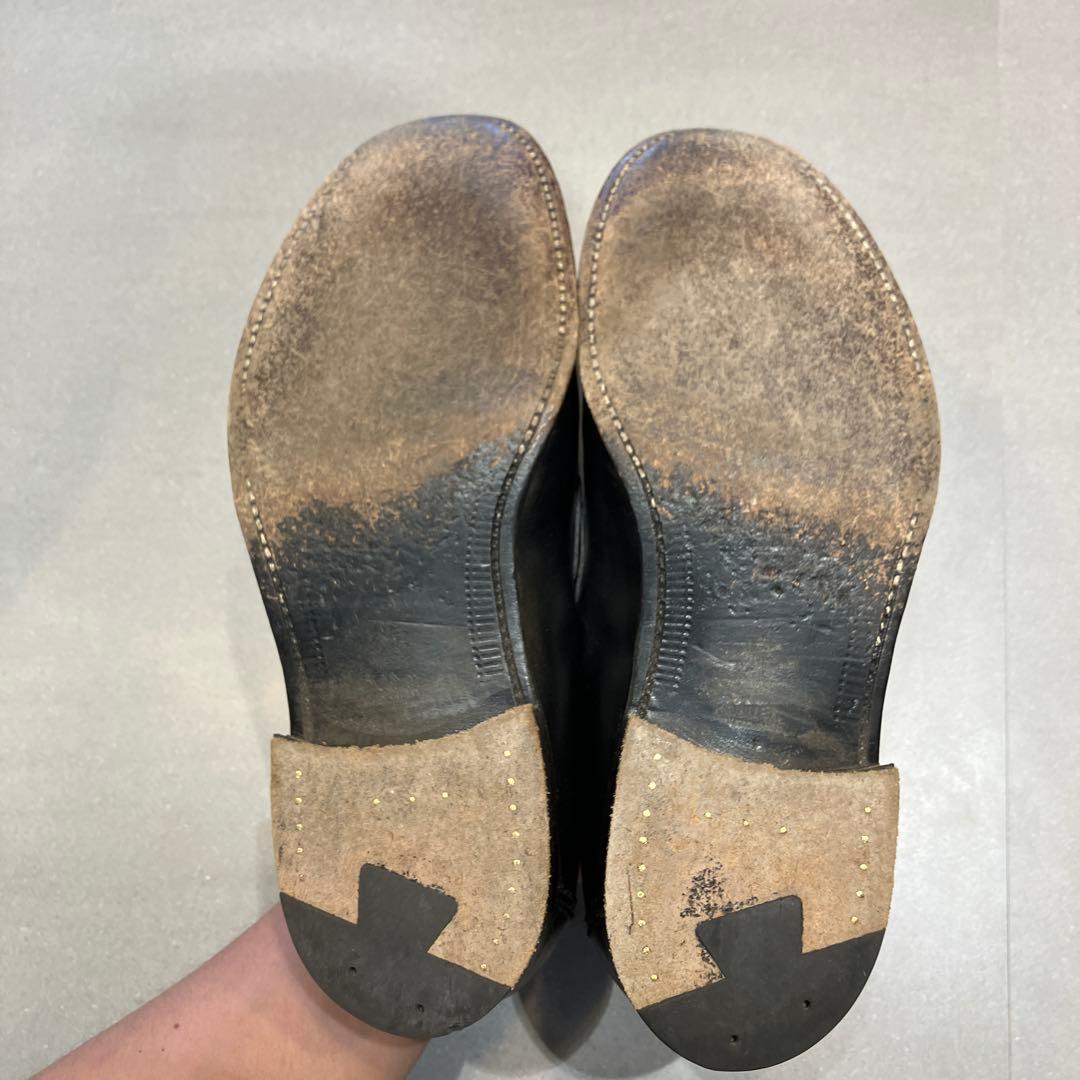 ALDEN×BEAMS PLUS カーフタッセルローファー　ブラック