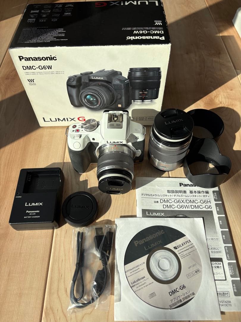 パナソニック LUMIX DMC-G6W＋レンズ2本