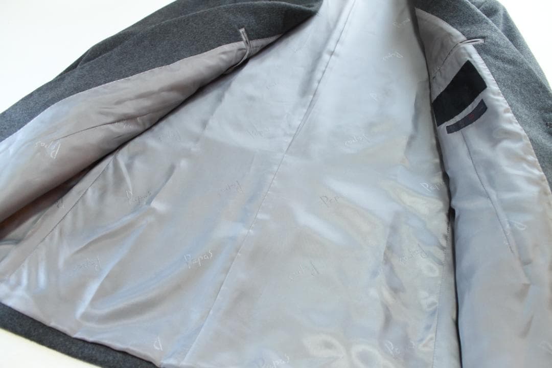 極美品/15万円超』papas パパス ジャケット(カシミア100％)