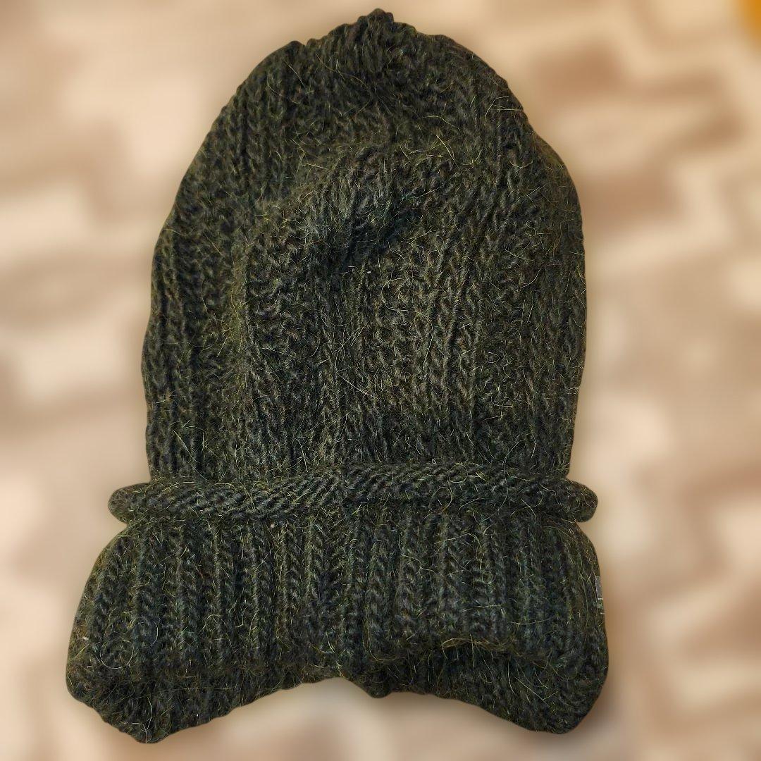 galliano　ガリアーノ　ニットキャップ　ビーニー　緑