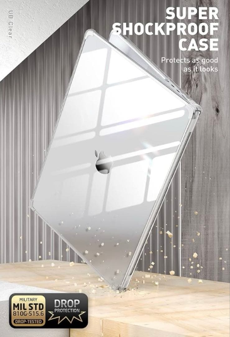 MacBook Pro ケース 14.2インチ 放熱性 耐衝撃 全面保護 透明