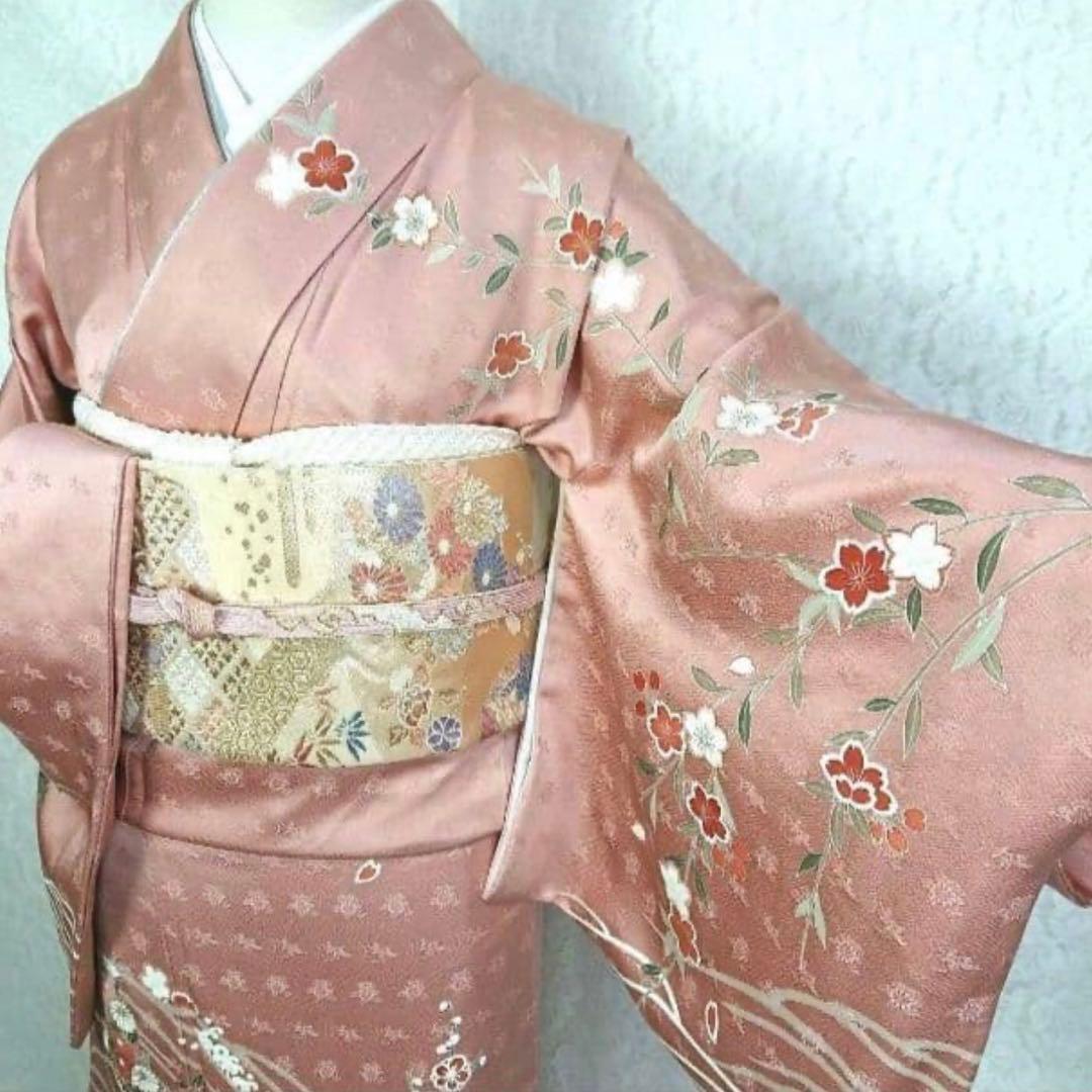 正絹 訪問着 4点 フルセット 入学式 卒業式 結婚式 お宮参り 七五三