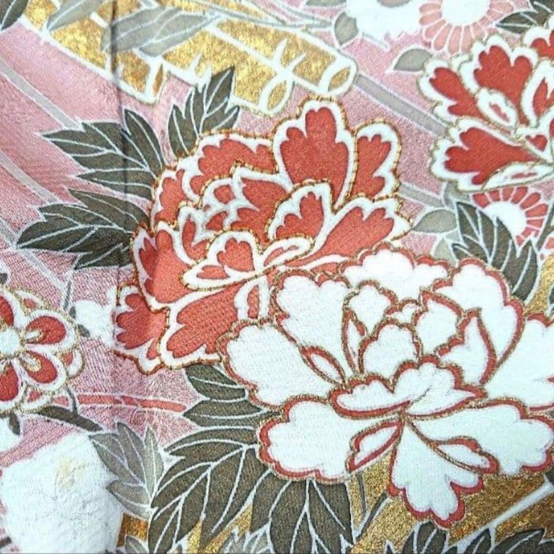 正絹 訪問着 4点 フルセット 入学式 卒業式 結婚式 お宮参り 七五三