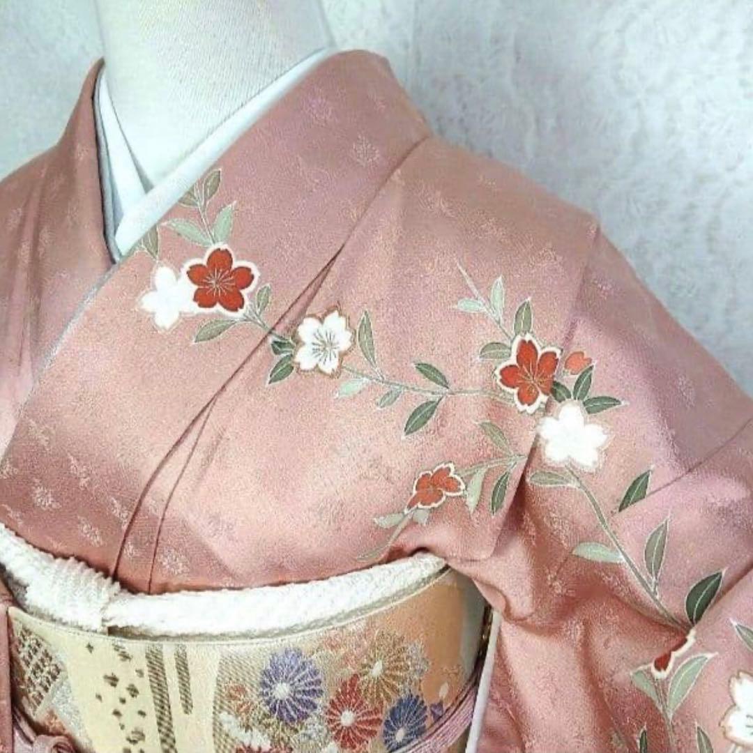 正絹 訪問着 4点 フルセット 入学式 卒業式 結婚式 お宮参り 七五三