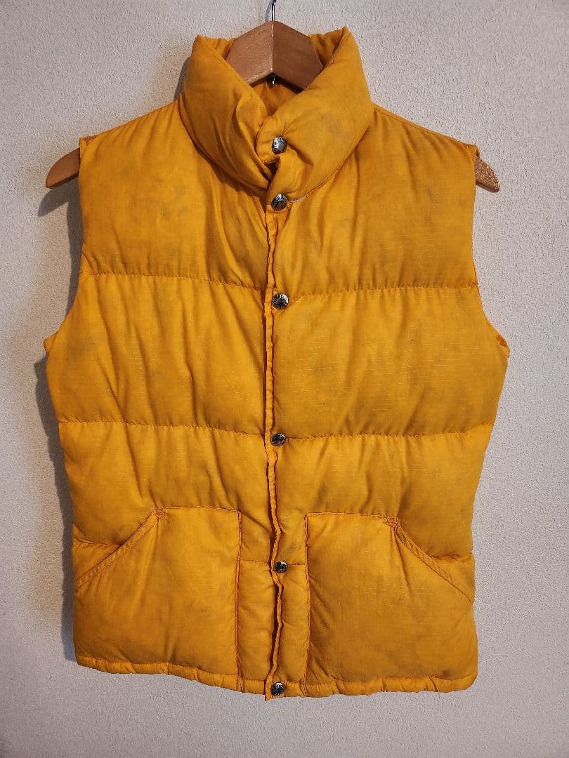 ノースフェイス 70s ダウンベスト 茶タグ 希少サイズ ビンテージ オリジナル