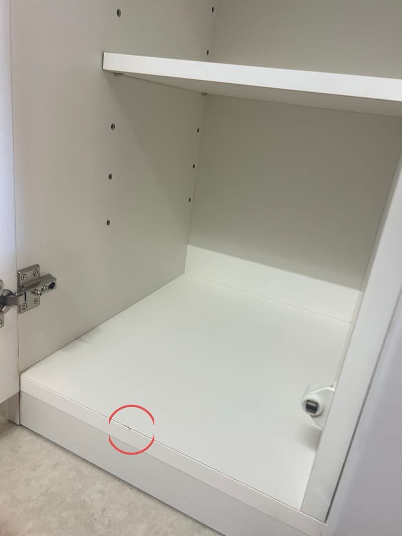 【送料込み】ニトリ 120cm幅　キッチンボード アルミナ2