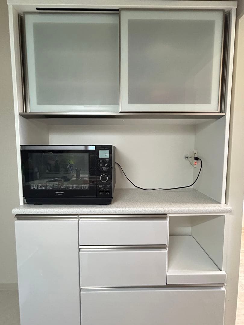 【送料込み】ニトリ 120cm幅　キッチンボード アルミナ2