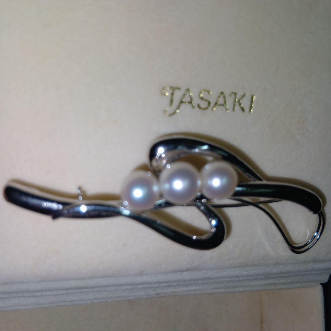 美品♥TASAKI 真珠 ブローチコメント10%引き