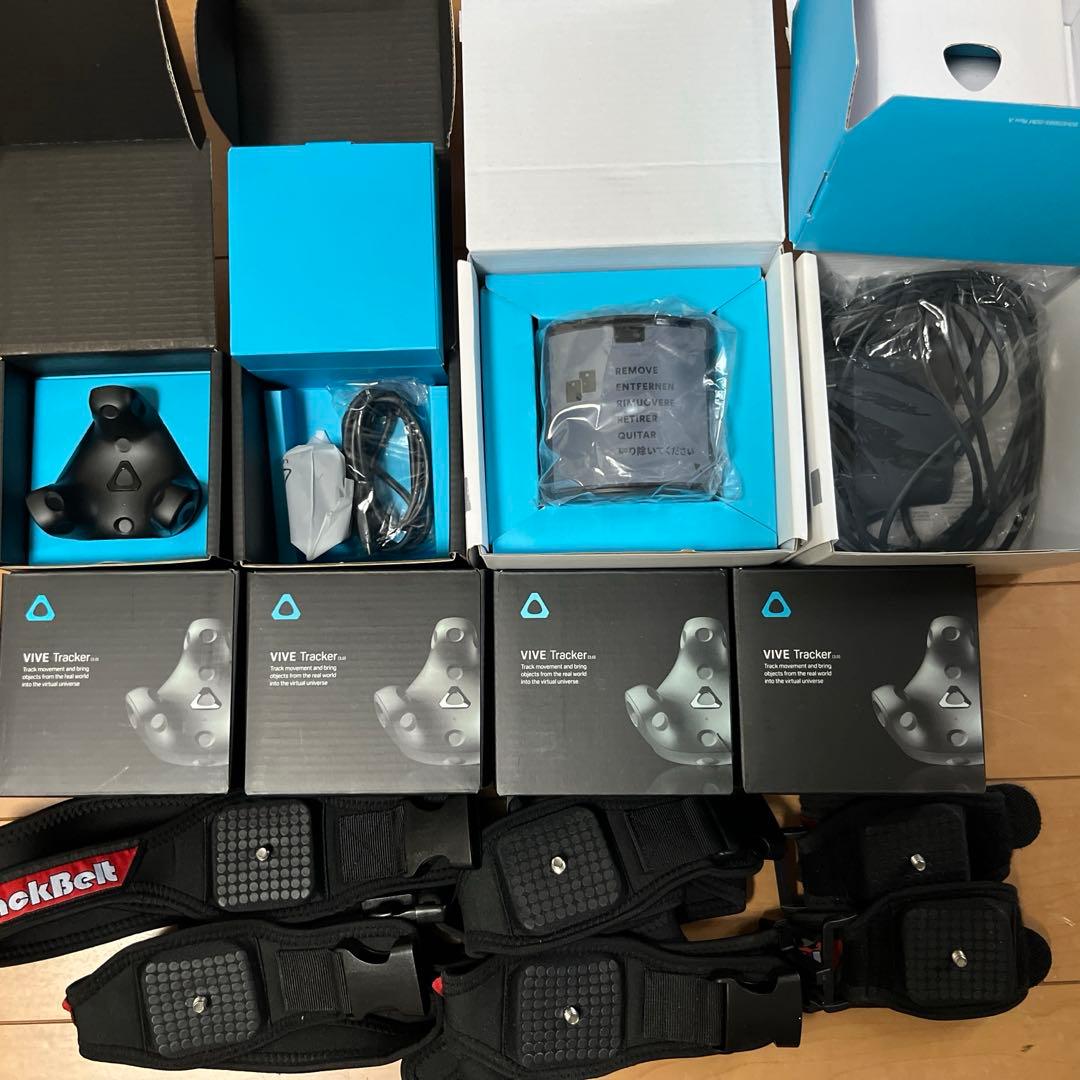 viveトラッカー3.0×6 ベースステーション2.0×2 ベルト×6
