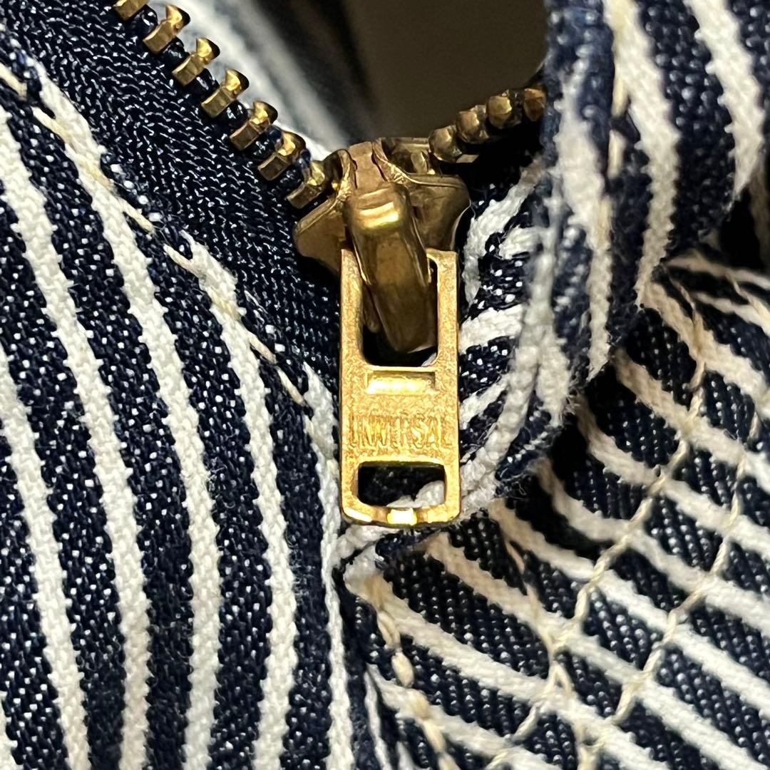 美品 倉敷天領デニム TENRYO ヒッコリー ダブルニーペインターパンツ 36