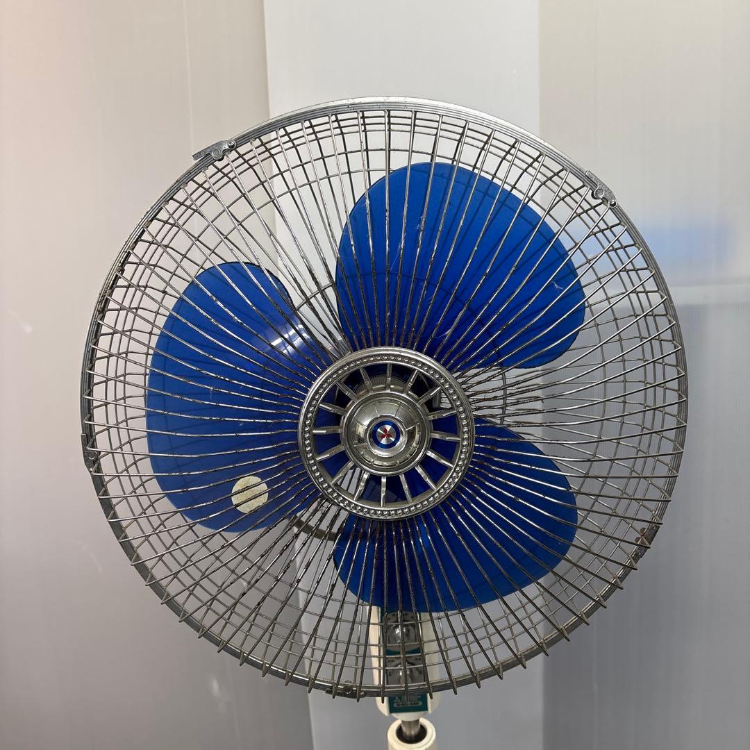 三菱電機製の昭和レトロな大型扇風機、S40-MP形