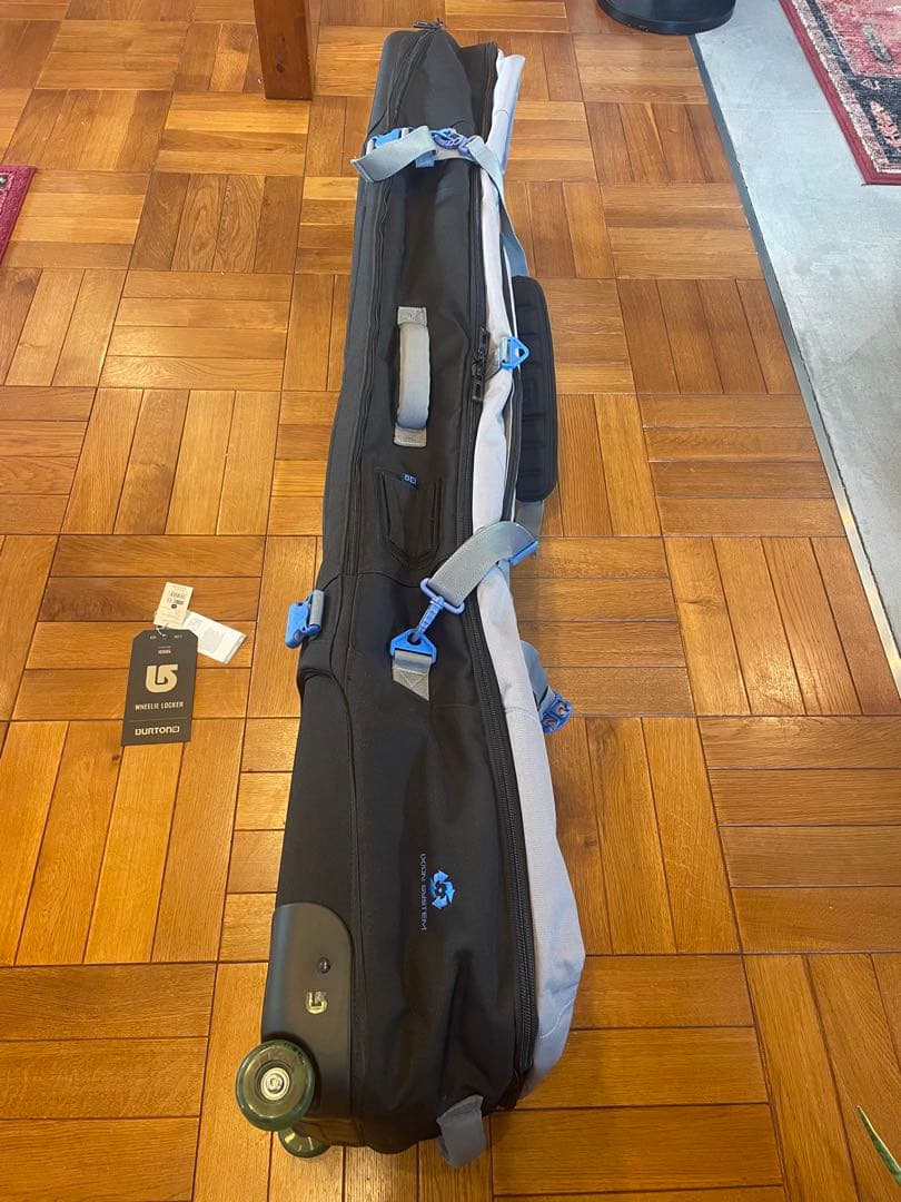 Burton ボードケース 156cmホイール付き グレー/ブラック美中古