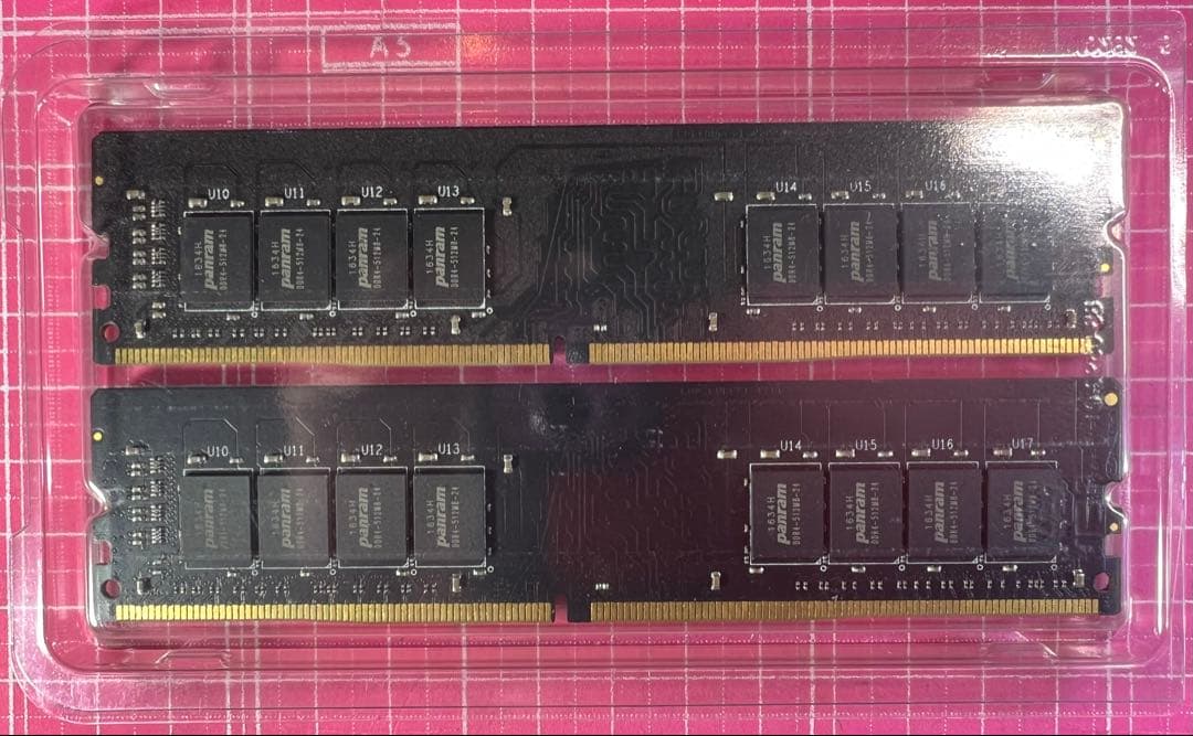 Panram DDR4 16GB セット8GB 2400MHz x2 UDIMM