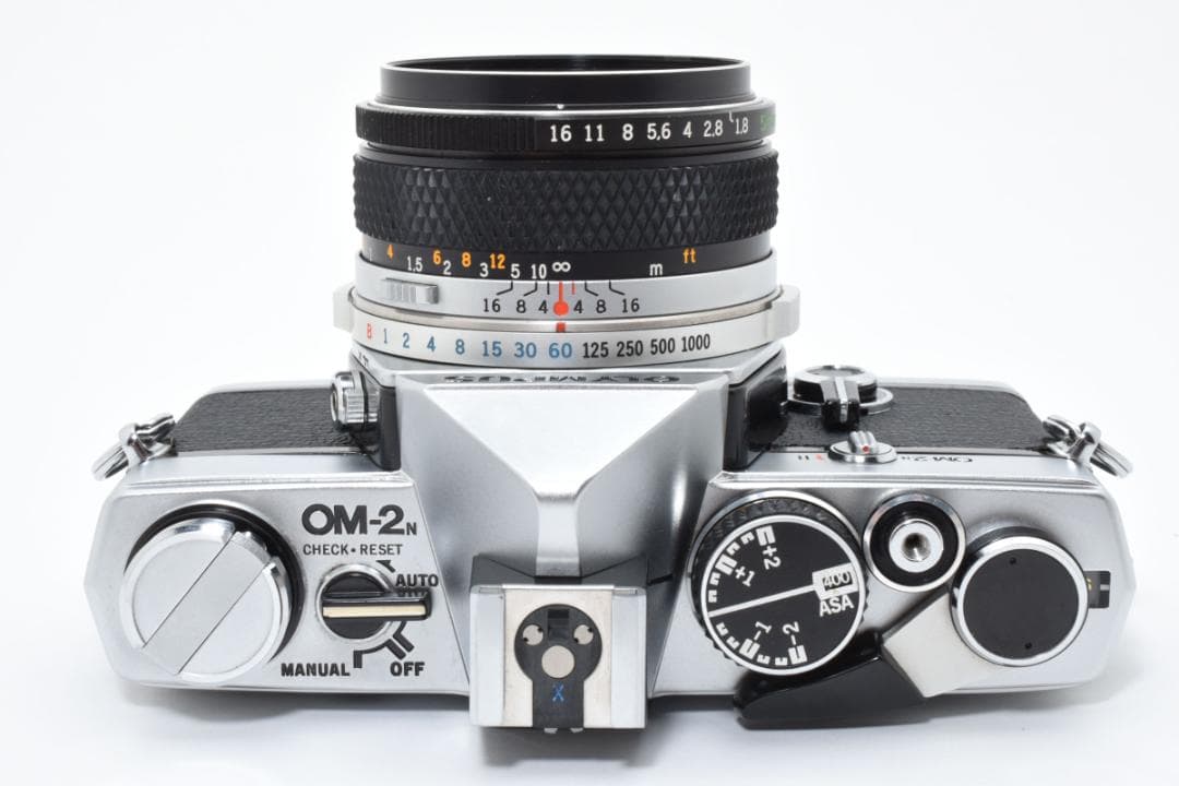 超美品　OM-2N シルバー 50mm f1.8 モルト新品交換済　M863