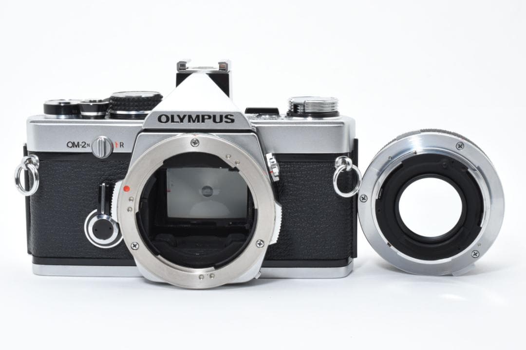 超美品　OM-2N シルバー 50mm f1.8 モルト新品交換済　M863