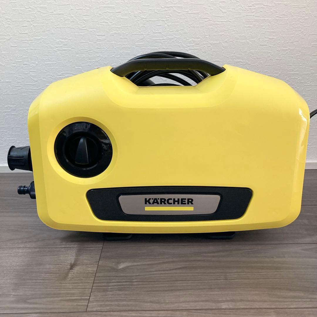 美品 高圧洗浄機 K2 サイレント 自吸水道兼用セット　ボックス付き