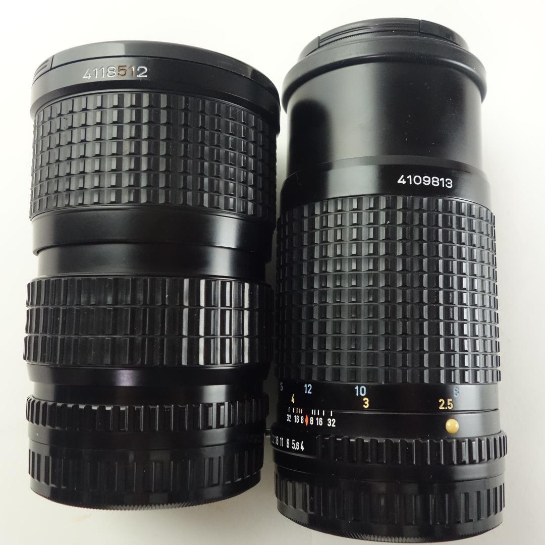 PENTAX 645 カメラ + 45-85mm ズーム + 200mm F4