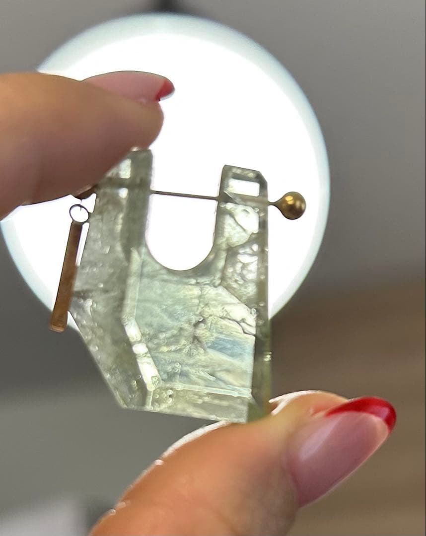 MONAKA jewellery グリーンベリル ロックピアス モナカジュエリー