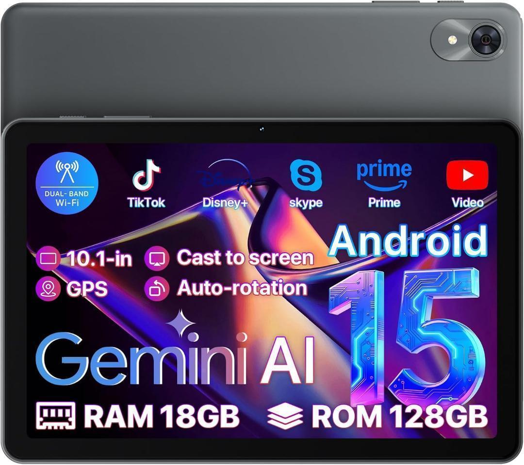 Android 15 タブレットGemini 18GB+128GB 10インチ