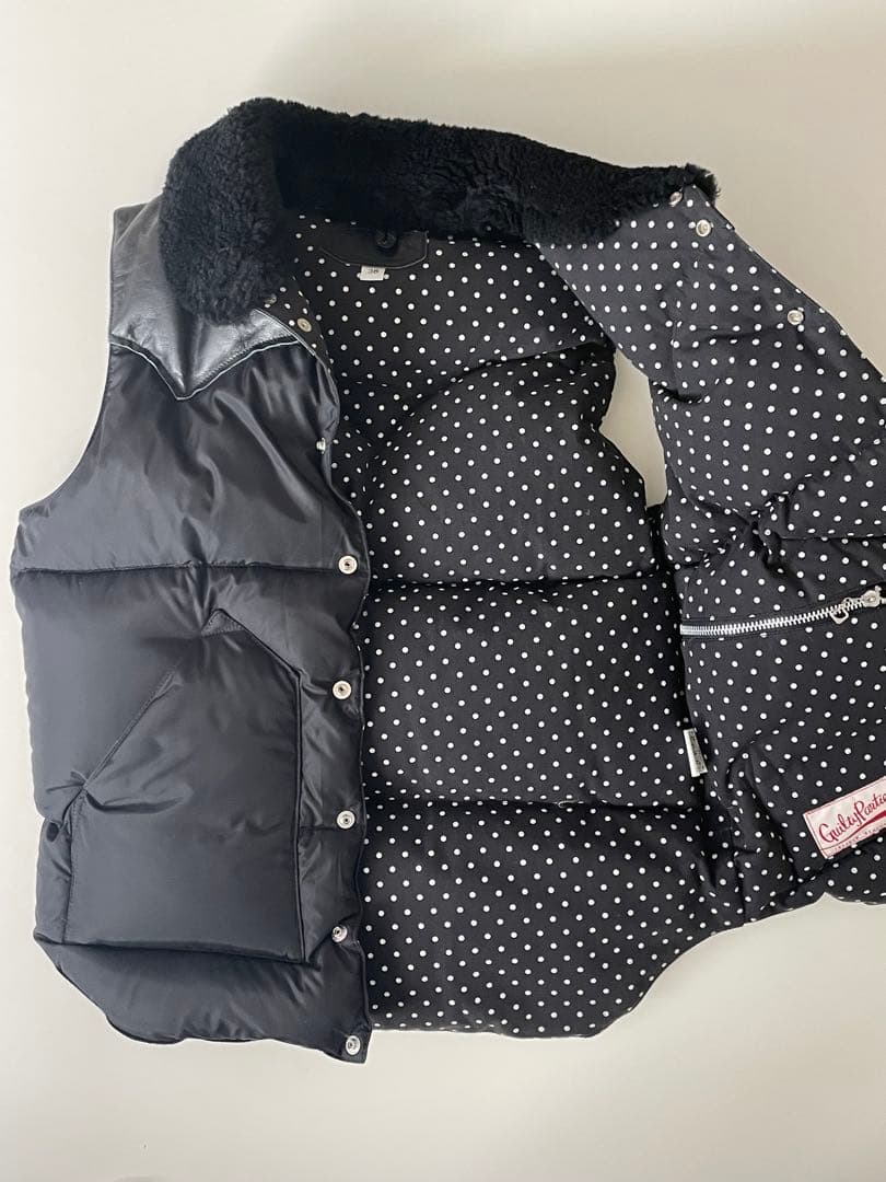 ワコマリア　ロッキーマウンテン　ダウンベスト　ドット　38 美品