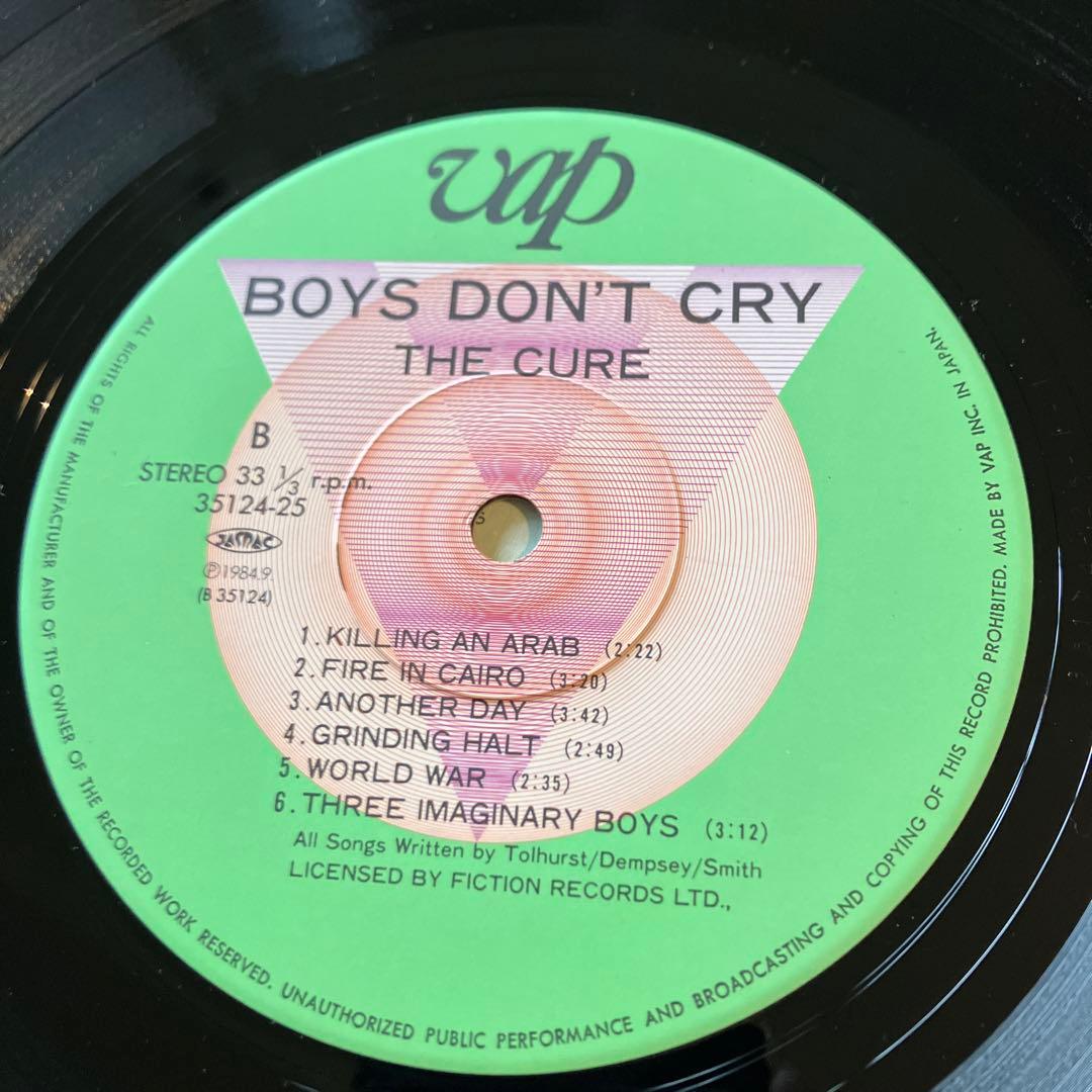 The Cure Boys Don't Cry レコード