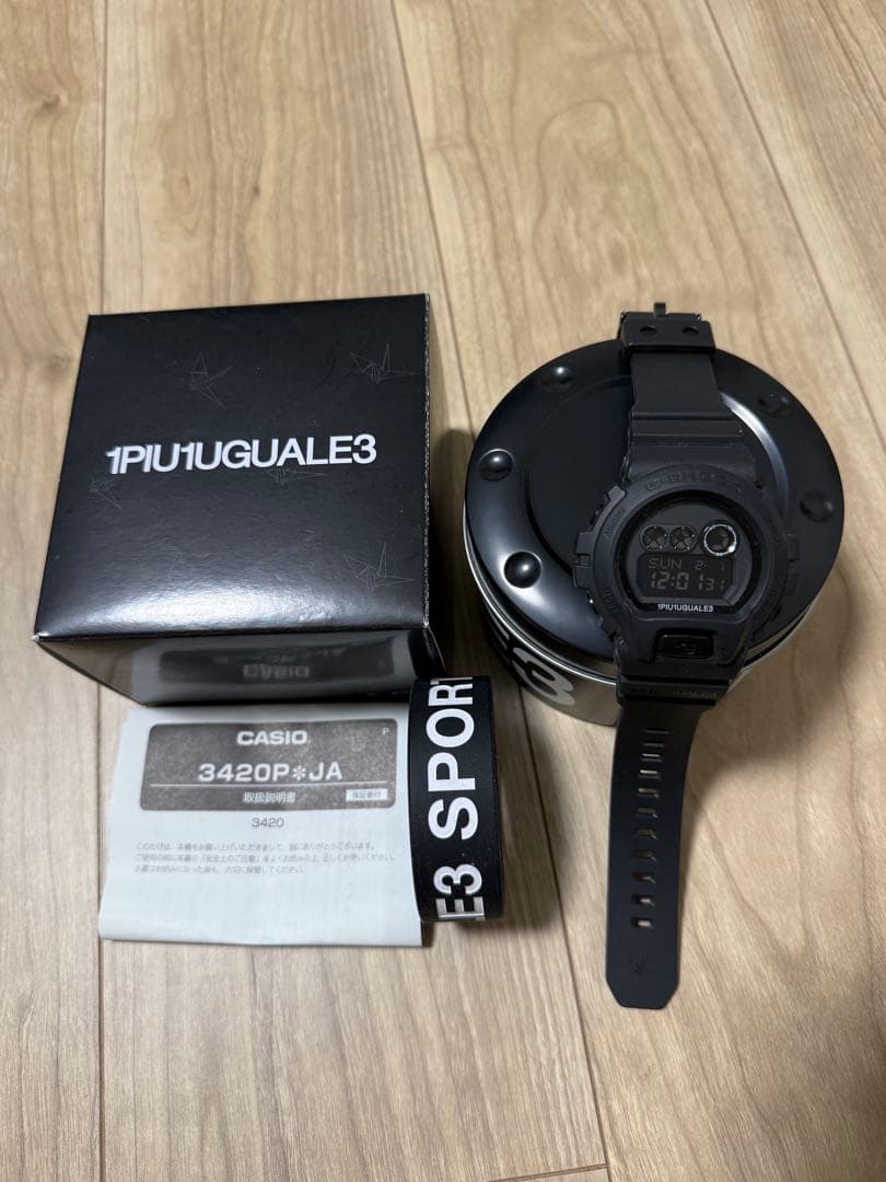 G-SHOCK × 1PIU1UGUALE3 おまけ付き マットブラック