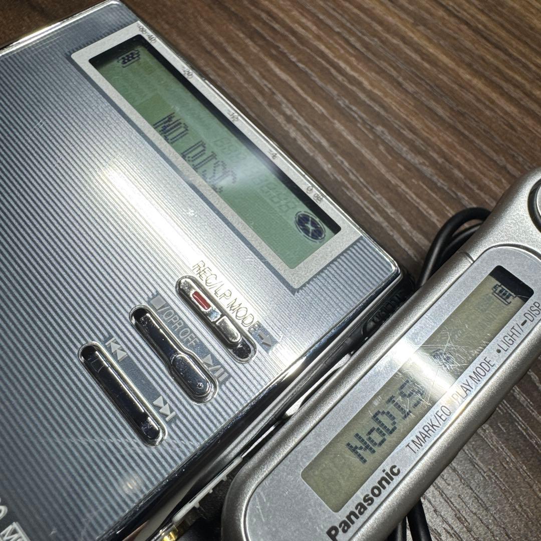 Panasonic ポータブルMDプレイヤー SJ-MR230 録音・再生