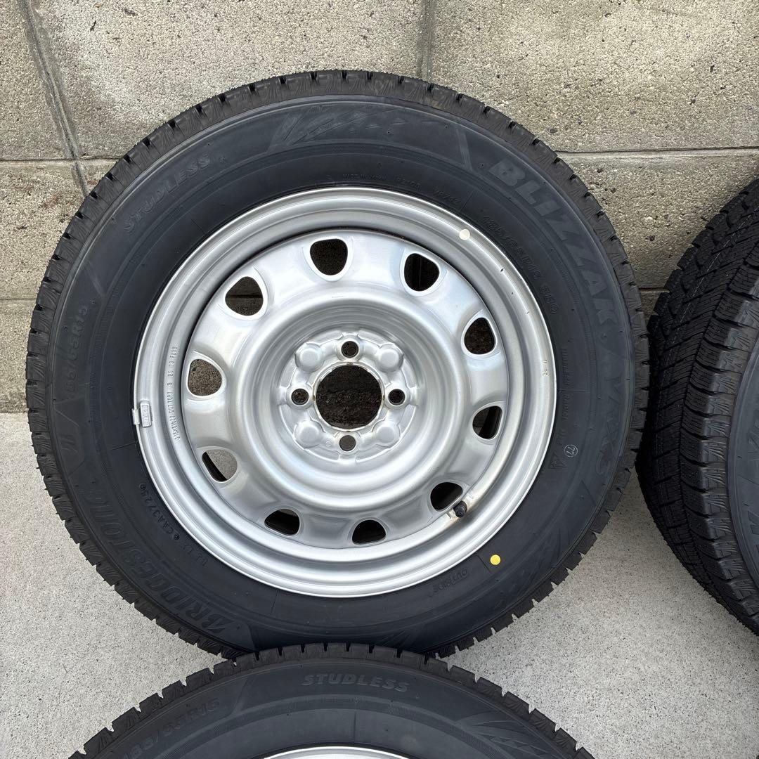 ★未使用級バリ溝必見★ブリヂストン 185/65R15 冬タイヤ4本セット