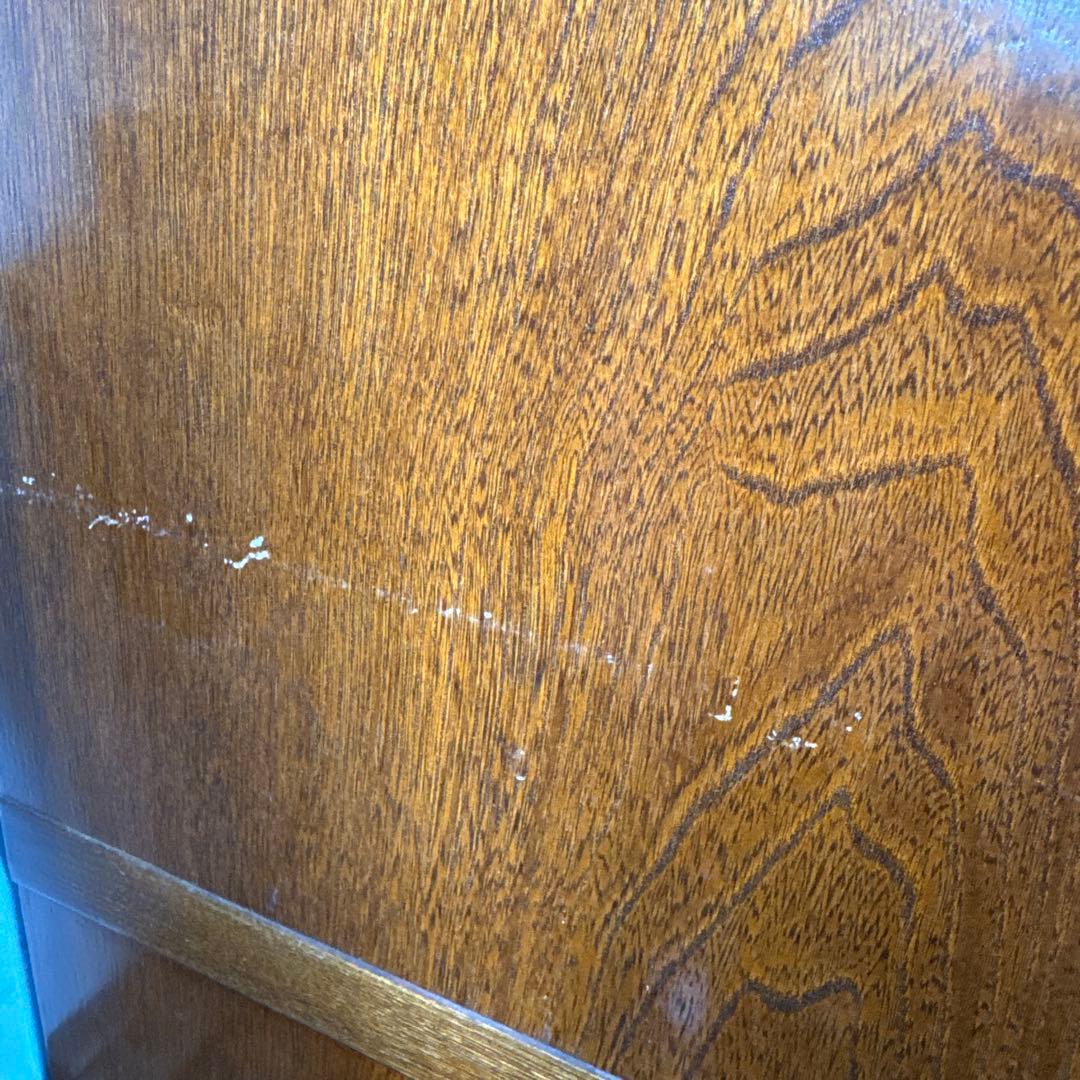 ★最終処分価格★国産　木製　違い棚　引き戸　収納棚