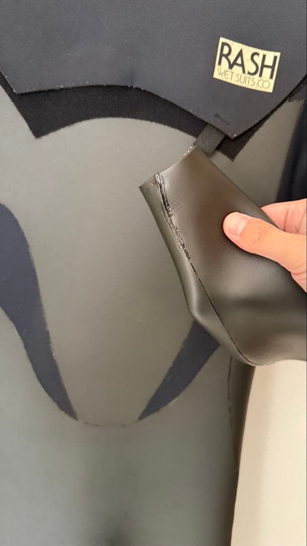 RASHウエットスーツ NO ZIP TYPE 5mmX3.5mm【ML】
