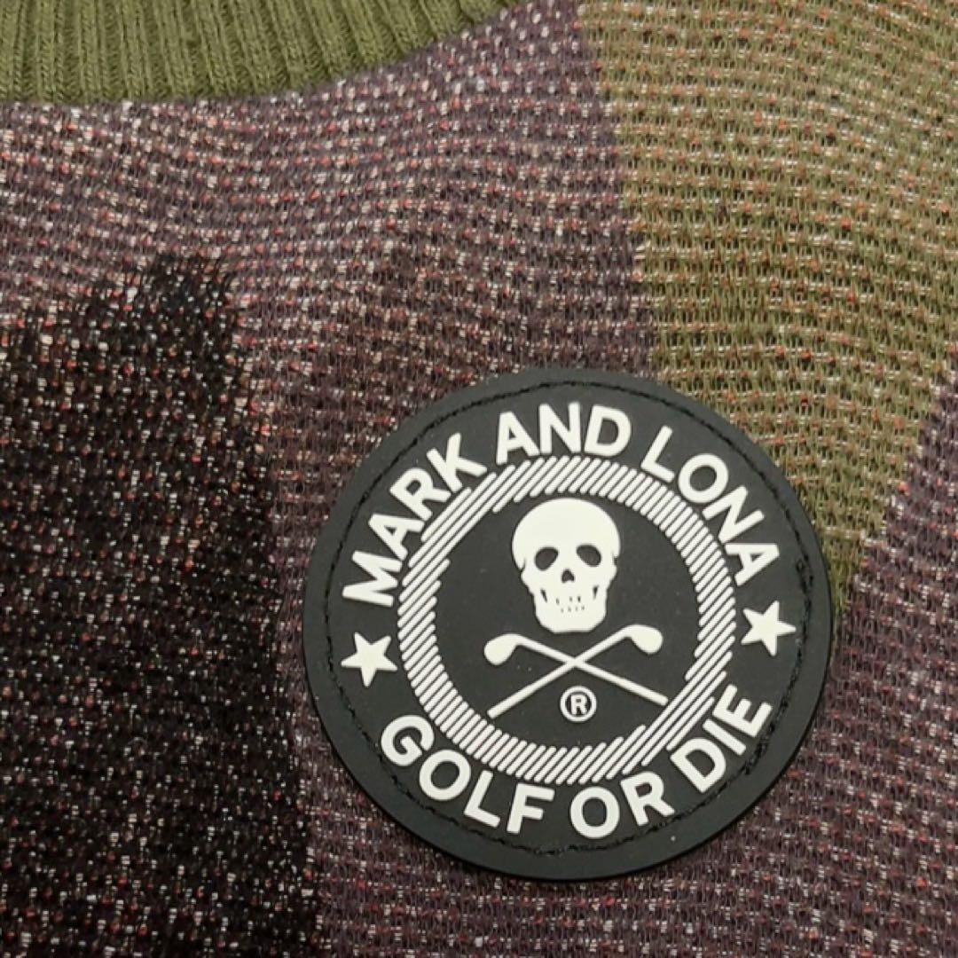 極美品　マークアンドロナ　近年　防風　裏地付　セーター　スニード　スター　柄