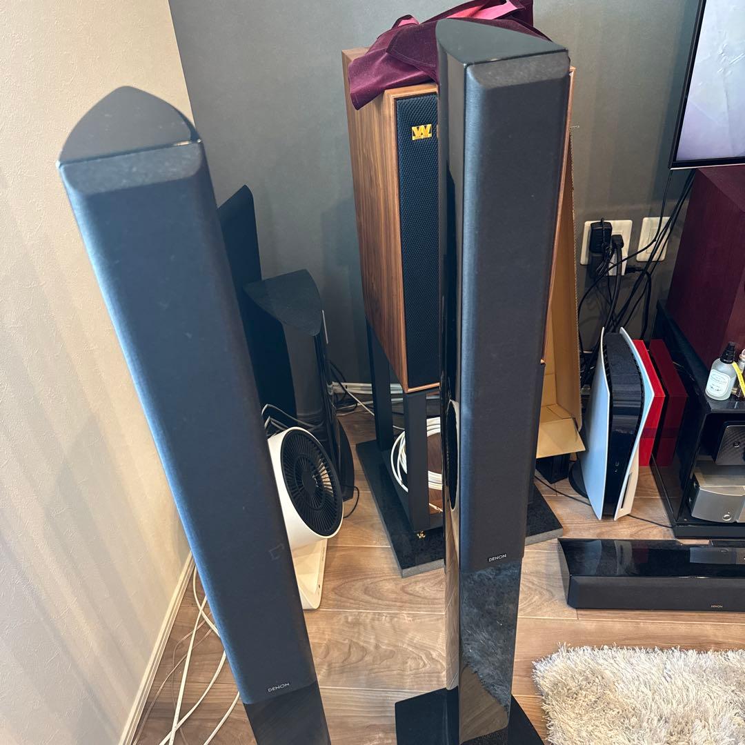 極美品　DENON トールボーイスピーカーペア　SC-T7L2ピアノブラック