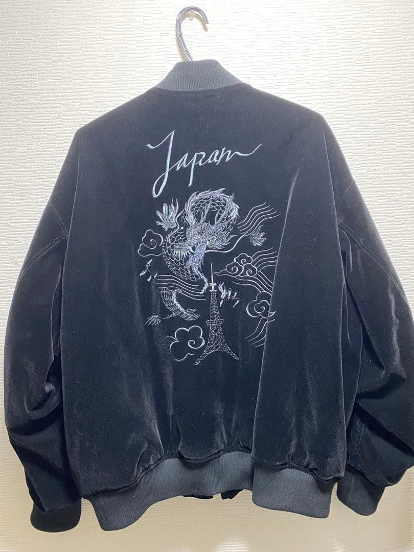 HARE×hxcyyd スーベニアブルゾン 虎 龍 刺繍 東洋 別珍