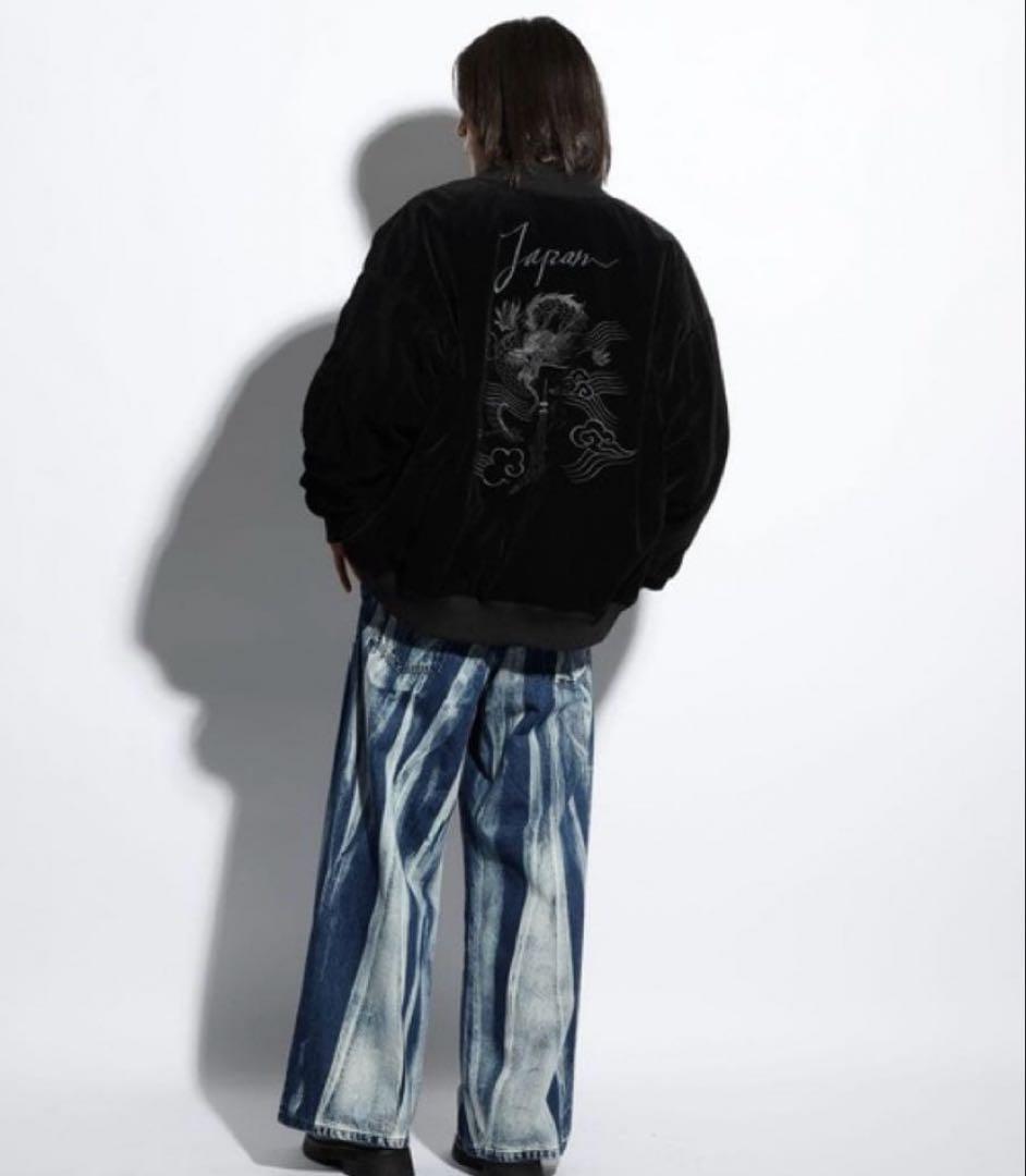 HARE×hxcyyd スーベニアブルゾン 虎 龍 刺繍 東洋 別珍