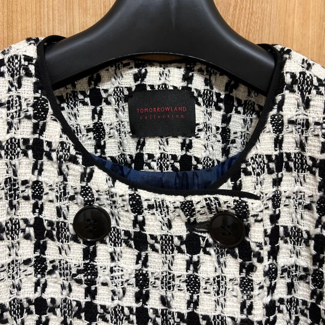 【TOMORROWLAND collection】スラブシェパード コクーンジレ