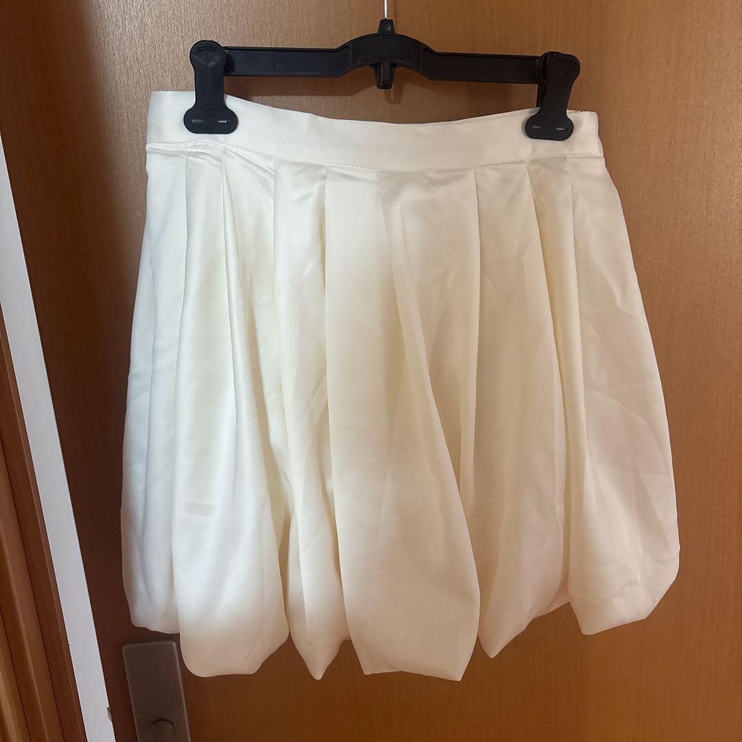 the toe venice balloon skirt ホワイト thetoe