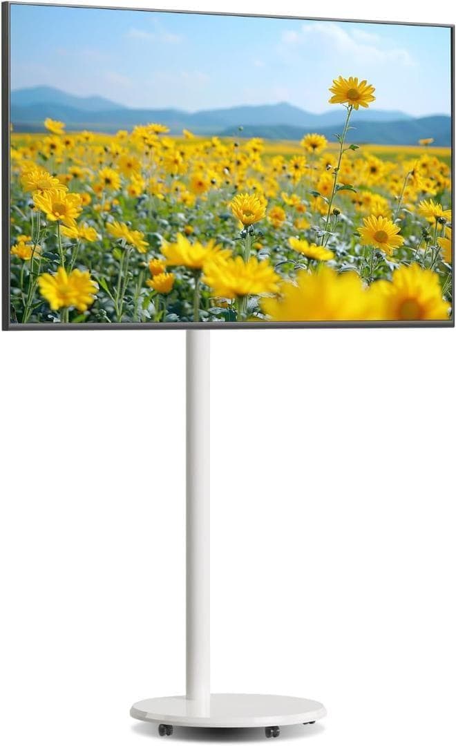 suptek テレビスタンド テレビ台 壁寄せ tvスタンド白 ML1332BW