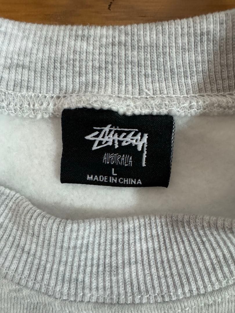 最終価格stussy ステューシー　スウェット　Lサイズ