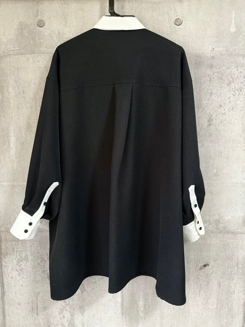 美品 machatt マチャット ダブルクロスバイカラードレス ブラック 正規品