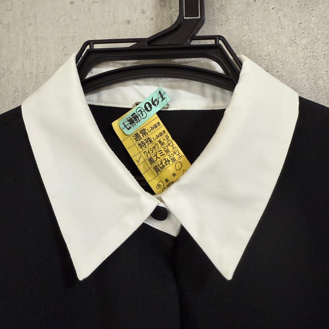 美品 machatt マチャット ダブルクロスバイカラードレス ブラック 正規品