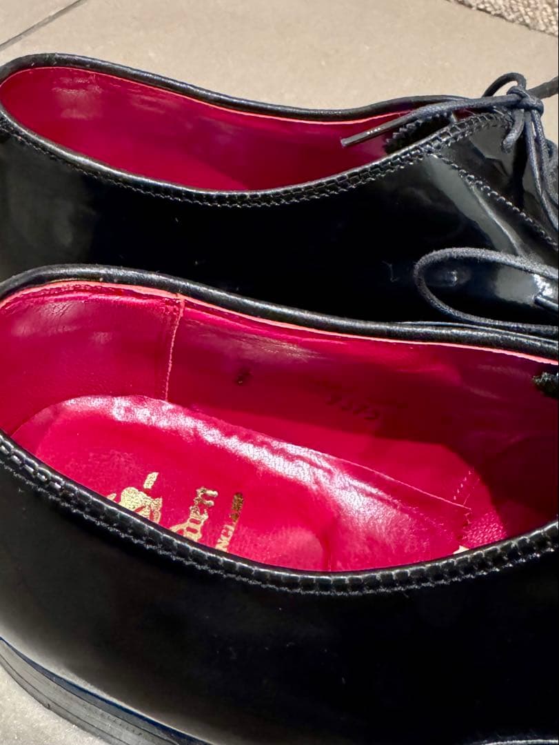 ミ*ラ様 Alden オールデン 9373 プレーントゥ ブラック パテント U