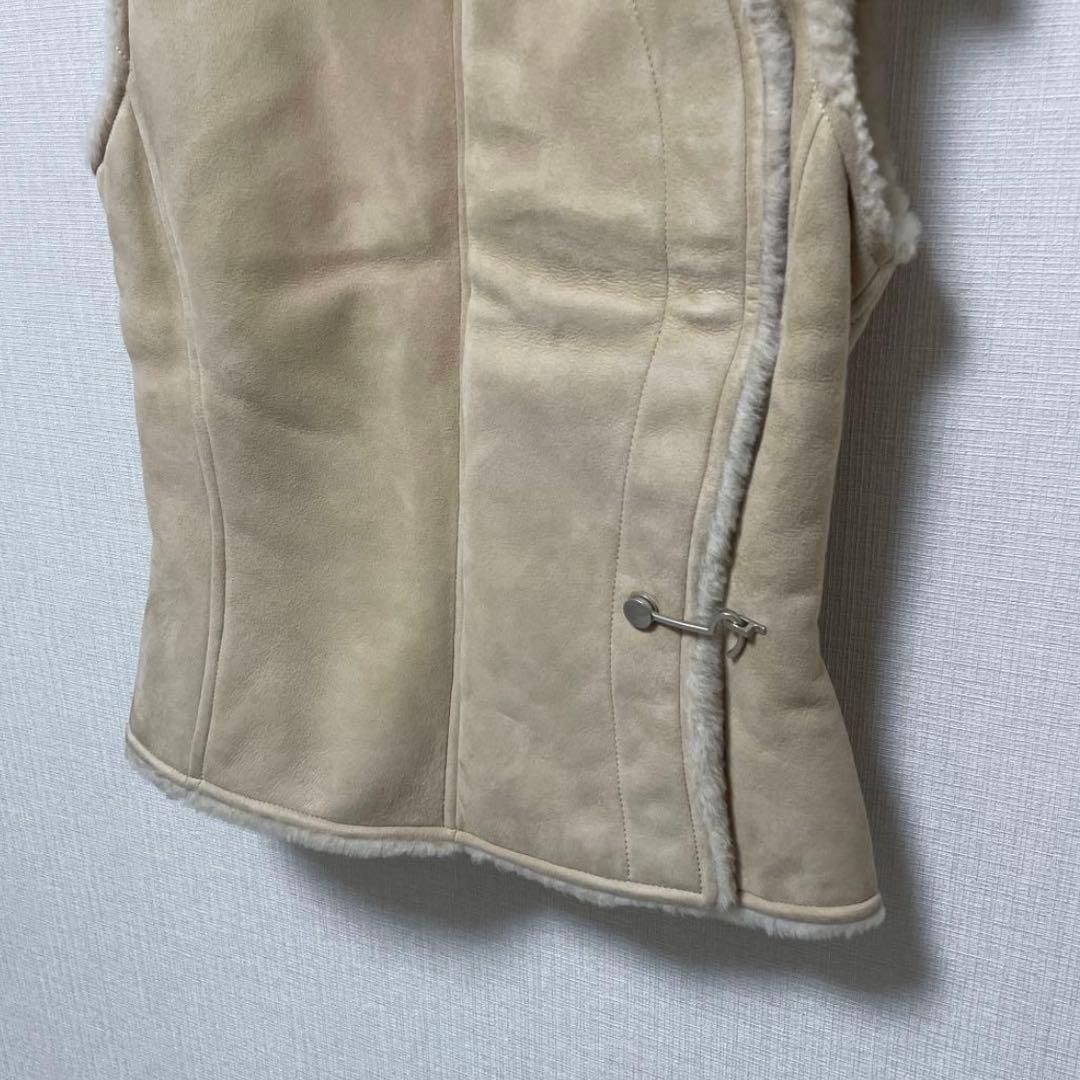 takasu エルメス ムートンベスト ベージュ