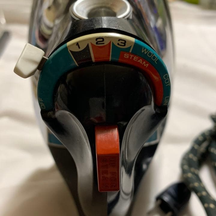 GE スチームアンドドライアイロン【レトロ】