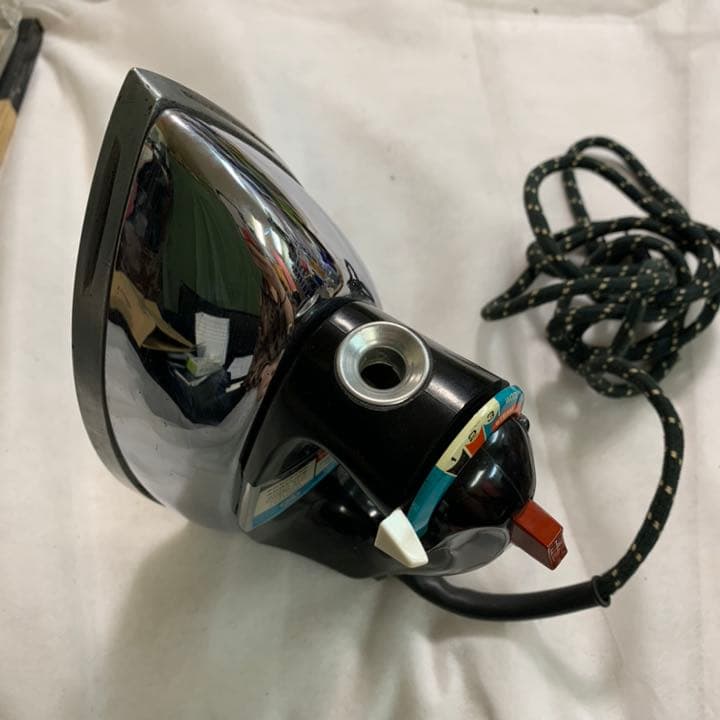 GE スチームアンドドライアイロン【レトロ】